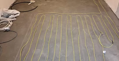 Укладання кабелю IN THERM в штроби м. Київ